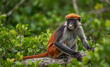 Red Monkey Jozani forest